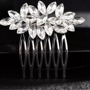 Bridal Hair Silver Comb | Bridal Hair Accessories | Small Hair Pin | Wedding